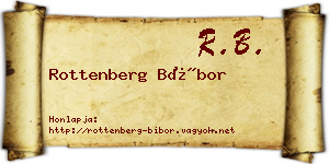 Rottenberg Bíbor névjegykártya